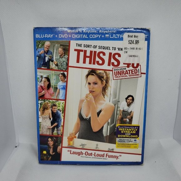 This Is 40 2 Disk BLU-RAY Director Judd Apatow 2012 No Scratches Clean - Picture 2 of 9